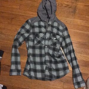 Hooded flanel
